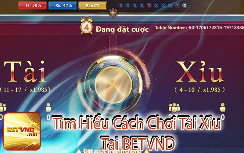 Tìm Hiểu Cách Chơi Tài Xỉu Tại BETVND